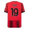 Conjunto (Camiseta+Pantalón Corto) AC Milan Theo 19 Primera Equipación 23-24 - Niño